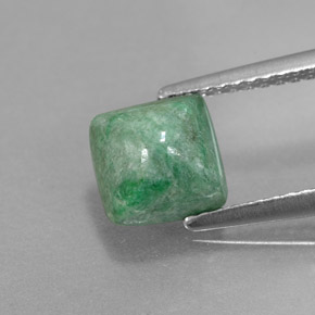 2.13カラットの天然グリーンマウシットシット（6.9×6.8 mm・四角）