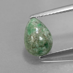 1.82カラットの天然グリーンマウシットシット（9.2×6.8 mm・洋梨の形）