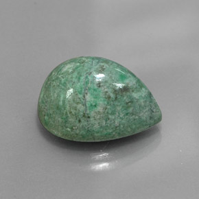 15.87カラットの天然グリーンマウシットシット（17.9×13.7 mm・洋梨の形）