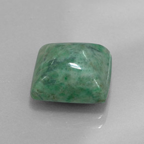 6.10カラットの天然グリーンマウシットシット（11.1×10 mm・バゲット）