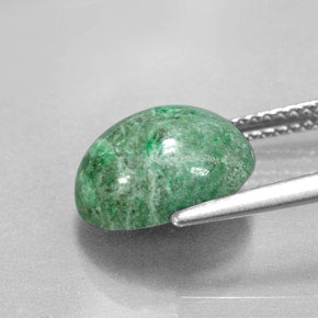 4.55カラットの天然グリーンマウシットシット（11.5×9.1 mm・オーバルカット）