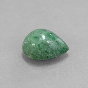 3.25カラットの天然グリーンマウシットシット（10.9×8.1 mm・洋梨の形）