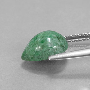 3.25カラットの天然グリーンマウシットシット（10.9×8.1 mm・洋梨の形）