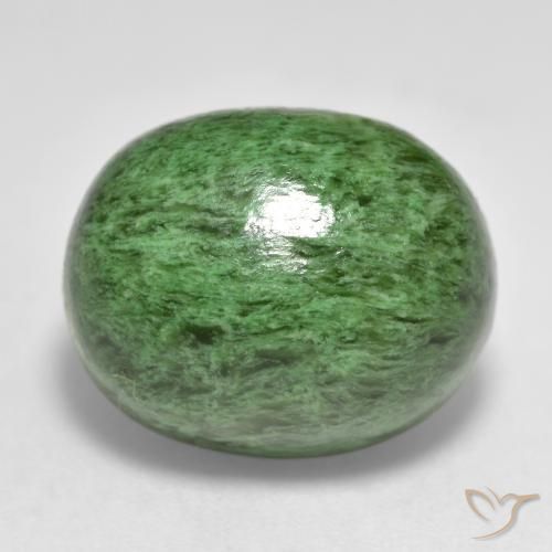 14.82ct 天然 パイングリーン モーシットシット, 楕円形, オペーク