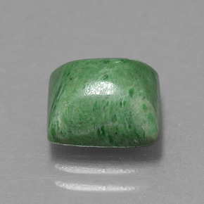 3.67カラットの天然グリーンマウシットシット（9.3×8.6 mm・バゲット）