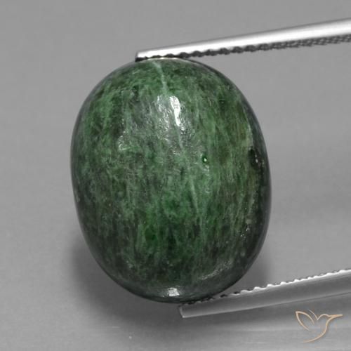 13.40ct 天然 アーシーグリーン マウ・シット・シット, 楕円形, オペーク