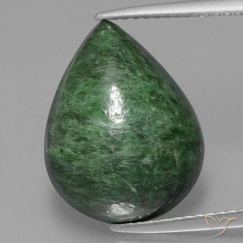 8.66ct 天然 パイングリーン マウ・シット・シット, 洋梨の形, オペーク