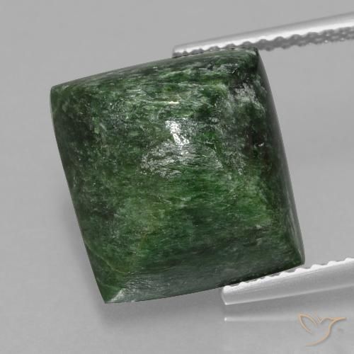 9.44ct 天然 アーシーグリーン モーシットシット, バゲット, オペーク