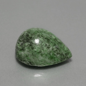 13.96カラットの天然グリーンマウシットシット（17.3×13.7 mm・洋梨の形）