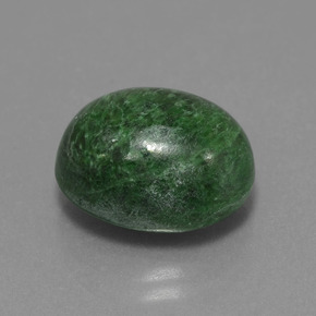 10.35カラットの天然グリーンマウシットシット（14.2×11.6 mm・オーバルカット）