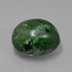 9.57カラットの天然グリーンマウシットシット（13.5×11.1 mm・オーバルカット）