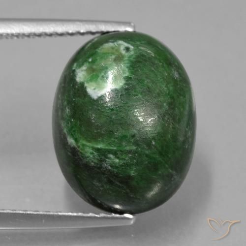 10.52ct 天然 ディープグリーン マウ・シット・シット, 楕円形, オペーク