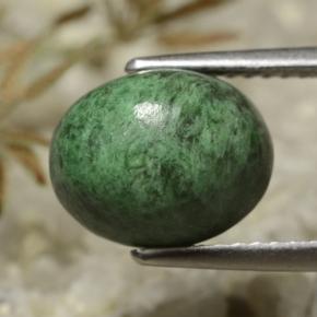 4.29カラットの天然グリーンマウシットシット（10.3×8.2 mm・オーバルカット）