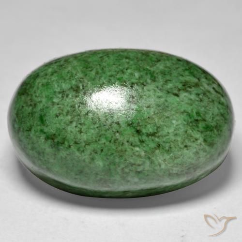 30.49ct 天然 ライムグリーン マウ・シット・シット, 楕円形, オペーク