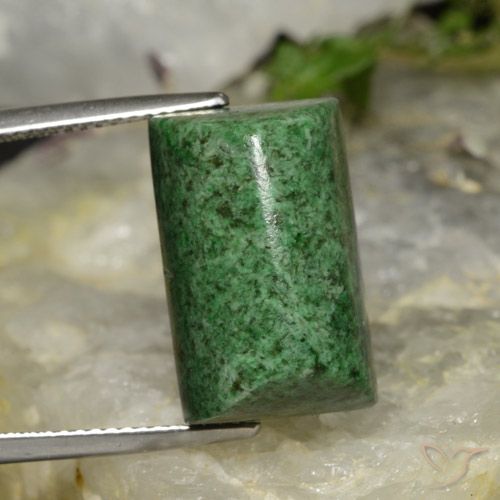 21.71ct 天然 パイングリーン モーシットシット, バゲット, オペーク