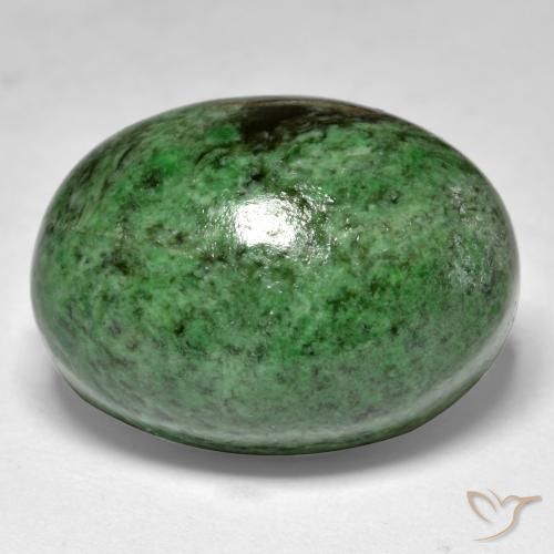 27.95ct 天然 パイングリーン モーシットシット, 楕円形, オペーク