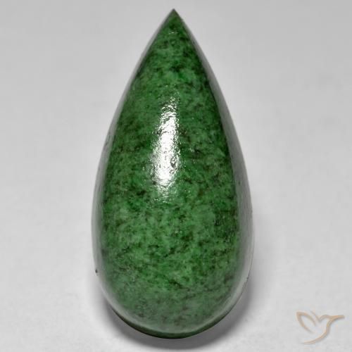 17.48ct 天然 パイングリーン マウ・シット・シット, 洋梨の形, オペーク