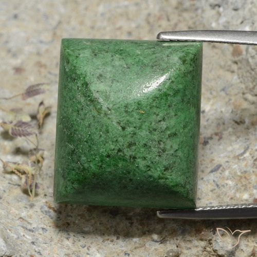 33.08ct 天然 薄いパイングリーン モーシットシット, バゲット, オペーク