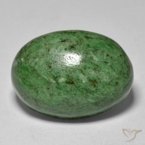 11.70ct 天然 薄いパイングリーン モーシットシット, 楕円形, オペーク