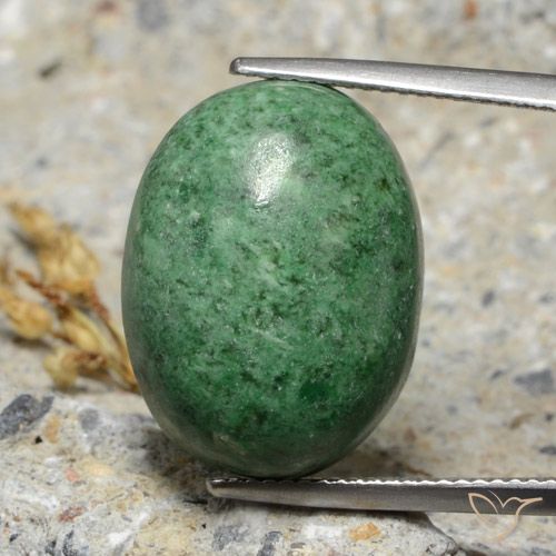 18.63ct 天然 ミディアムグリーン モーシットシット, 楕円形, オペーク