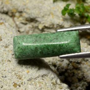 3.09カラットの天然グリーンマウシットシット（15.3×5.6 mm・バゲット）