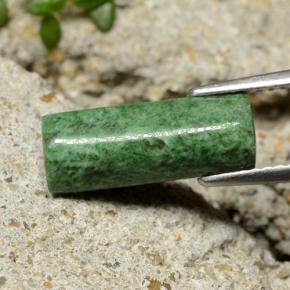 3.17カラットの天然グリーンマウシットシット（14.7×5.6 mm・バゲット）