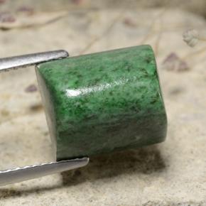 8.92カラットの天然薄いパイングリーンマウシットシット（11.2×9.7 mm・バゲット）