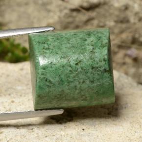 16.76カラットの天然パイングリーンマウシットシット、バゲット、オペーク