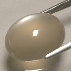 30.52カラットの天然スモークムーンストーン、透明、透明/半透明