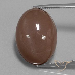 30.75ct 天然 ブラウン ムーンストーン, 楕円形, オペーク
