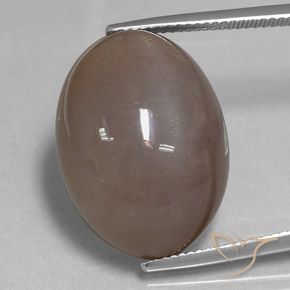 28.97ct 天然 ミディアムブラウン ムーンストーン, 楕円形, オペーク