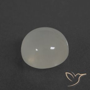 3.19カラットの天然ウォームホワイトムーンストーン、ラウンド、半透明