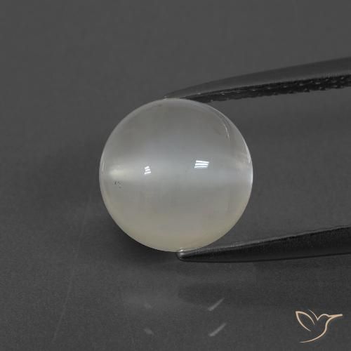 2.43ct 天然 ウォームホワイト ムーンストーン, ラウンド, 半透明