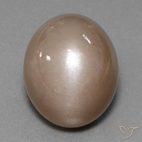 41.53ct 天然 ニュートラルブラウン ムーンストーン, 楕円形, オペーク