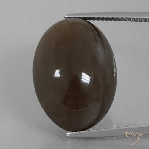 29.78ct 天然 アンバーブラウン ムーンストーン, 楕円形, オペーク
