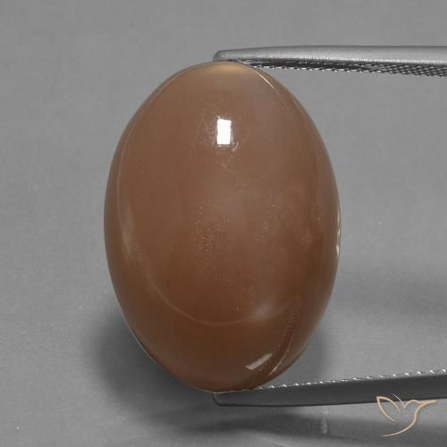 20.88ct 天然 濃いピーチ ムーンストーン, 楕円形, オペーク