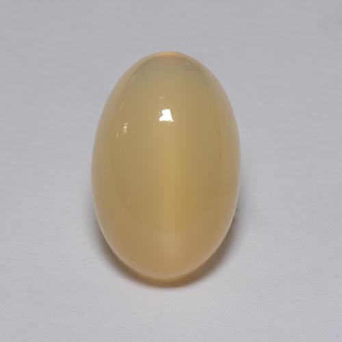4.30カラットの天然ライトブラウンムーンストーン（13.2×8.6 mm・オーバルカット）