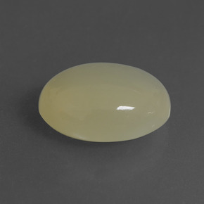 6.67カラットの天然ミディアム薄いブラウンムーンストーン（14.5×11.3 mm・オーバルカット）