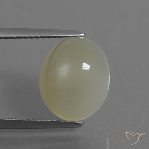 5.44ct 天然 アーシーブラウン ムーンストーン, 楕円形, 半透明
