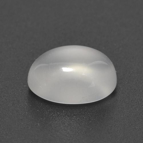 3.09カラットの天然半透明ホワイトムーンストーン（10.3×8.3 mm・オーバルカット）