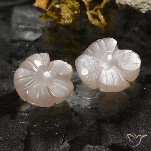 Shop natural 3.75ct 薄いキャラメルブラウン ムーンストーン gems, フラワーカット, from インド at GemSelect. In stock, global shipping!