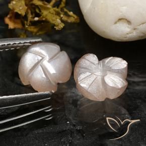 Shop natural 3.40ct 非常に薄いピンク ムーンストーン gems, フラワーカット, from インド at GemSelect. In stock, global shipping!