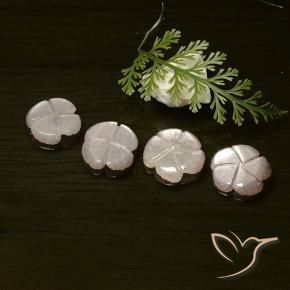 Shop natural 7.19ct 非常に薄いピンク ムーンストーン gems, フラワーカット, from インド at GemSelect. In stock, global shipping!