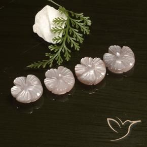 Shop natural 14.06ct 非常に薄いピンク ムーンストーン gems, フラワーカット, from インド at GemSelect. In stock, global shipping!