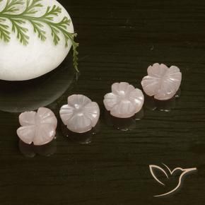 Shop natural 7.22ct 非常に薄いピンク ムーンストーン gems, フラワーカット, from インド at GemSelect. In stock, global shipping!
