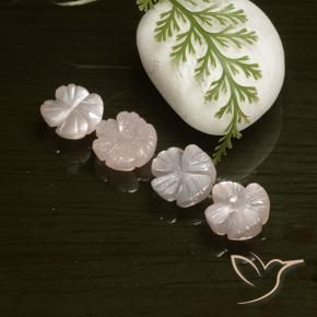 Shop natural 8.33ct 非常に薄いピンク ムーンストーン gems, フラワーカット, from インド at GemSelect. In stock, global shipping!