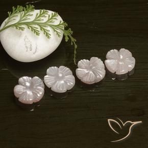 Shop natural 10.24ct 非常に薄いピンク ムーンストーン gems, フラワーカット, from インド at GemSelect. In stock, global shipping!