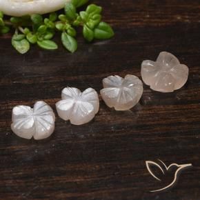 Shop natural 4.06ct 非常に薄い茶色 ムーンストーン gems, フラワーカット, from インド at GemSelect. In stock, global shipping!
