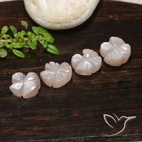 Shop natural 5.37ct 非常に薄い茶色 ムーンストーン gems, フラワーカット, from インド at GemSelect. In stock, global shipping!
