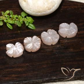 Shop natural 5.10ct 非常に薄い茶色 ムーンストーン gems, フラワーカット, from インド at GemSelect. In stock, global shipping!